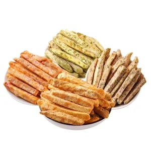 Factory Hot Selling Nutritious Dried Crispy Taro Sticks Crab Roe Flavor Private Label OEM ODM Customized Acceptable