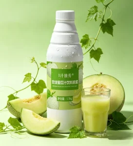 Factory Melon Fruit Puree Drink and Beverage Concentrated Fruit Puree Pulp for Boba Tea Ingredients