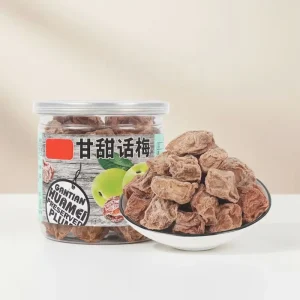 Factory Mume Plum Dried Preserved 100g Canned Candied Fruit Chinese Dried plum Candy Dried Sour Plum Bulk