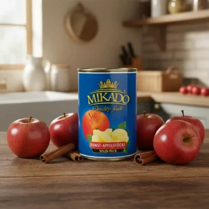 Factory Price Canned Peeled Apple Slice 4250ml Syrup Preserved Sweet OEM ODM for Baking Ready to Eat Fruit
