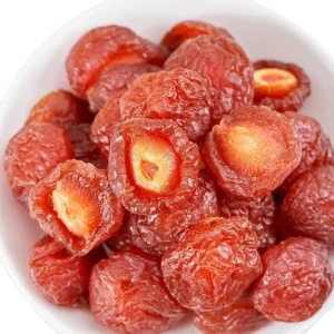 Factory Supply Baked Soft Half pitted Rose Plums Seedless Preserved Plums Bulk 500g Sweet Snacks Korean style