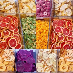 Factory Supply Bulk Natural Edible Dried Fruit Slices Sweet Taste Orange Lemon Lime Grapefruit Kiwi Water Preserved