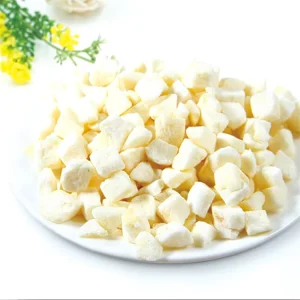 Factory Supply Freeze Dried Apple Dices Nature Fresh Apple No Additives Bulk Cube Shape Vacuum Pack Bulk Options Available