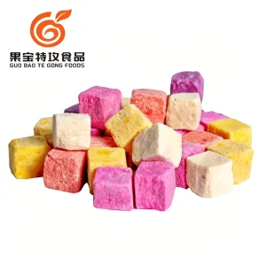 Factory Supply Freeze Dried Yogurt Cubes Freeze Dried Yogurt Bites Various Flavors OEM Packaging