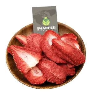 Factory Supply Private Label Freeze Dried Whole Strawberry Slice Organic Freeze Dried Strawberry Slice
