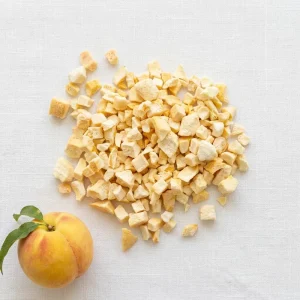 Factory Supply Sweet Diced Yellow Peach Cube Preserved Peach Dices for Ice Cream Topping