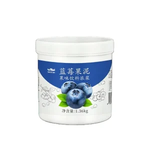 Factory Supply Various Fruit Flavor Puree 1.36kg Thick Fruit Pulp for Baking Milk Tea Fruit Tea Ice Cream and Soft Drinking