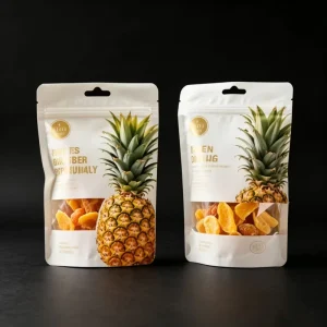 Food Bag Packaging Food Grade Stand up Pouches with Zipper for Resealing for Portion Packing of Dried Fruits Preserved Fruits