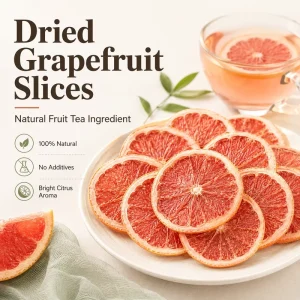 Food Grade Air Dried Citrus Garnish Cocktail Baking Ingredients No Added Sugar Vegan Non GMO Symmetrical 3 5mm Dried