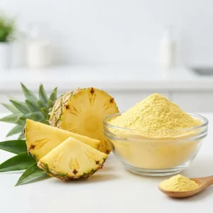 Food Grade Pineapple Fruit Powder Soluble Fruit Powder for Smoothie Bakery and Yogurt Whipping Pineapple Extract