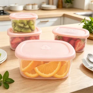 Food Storage Containers with Lids Reusable Meal Prep Containers Bpa Free Freezer Lunch Boxes for Leftovers Snack Fruits Salad