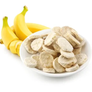 Freeze Dried Banana Slices Natural Crispy Fruit Snack Bulk Supply OEM Private Label