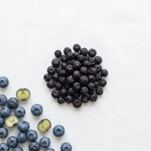Freeze Dried Blueberry Whole Fruits No Additives Bulk Pack 100% Natural Crispy Berry Snack