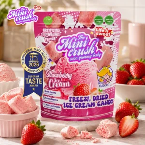 Freeze Dried Candy Strawberry Flavored Freeze Dried Ice Cream