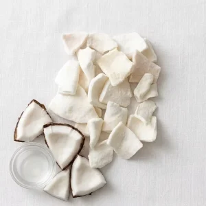 Freeze Dried Coconut Slice 100% Natural Crispy FD Coconut Chips No Additives