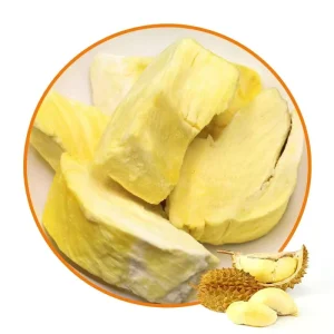 Freeze Dried Durian Chunks Bulk Golden Pillow Durian Dry Raw Material Original Cut Liu Lian Crisp Irregular FD Fruit