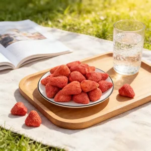 Freeze Dried FD Sweet Strawberry Fruit Snacks 200g polybag 24 Months Shelf Life