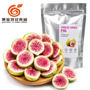 Freeze Dried Figs Natural Crispy Fruit Snack No Added Sugar Vacuum Freeze Dried Fig Pieces OEM ODM Available