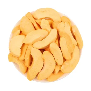 Freeze Dried Food Leisure Food Nutritional Freeze Dried Yellow Peaches Crispy and Crunchy