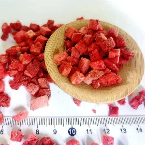 Freeze Dried Fruit Snack Food Food Grade Sweet White Chocolate Covered Freeze Dried Yoghurt Dried Strawberry Bulk Packaging FD
