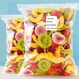 Freeze Dried Fruit Snacks Sweet Mango Pineapple Honey Green Carrots Okra Preserved with Oil Packaged Bulk