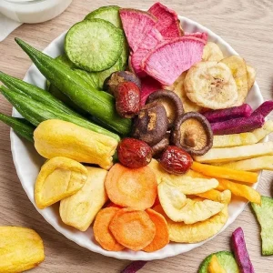 Freeze Dried Fruit & Vegetable Snacks Bulk Healthy HALAL Mixed Crispy Slices 55g Original Flavor Dried Vegetables