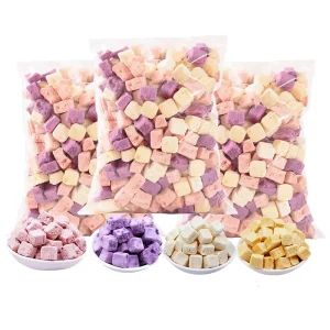 Freeze Dried Fruits Freeze Dried Yogurt Cubes Mixed Drying Fruit Instant Snack Bulk Freeze Dried Greek Yogurt