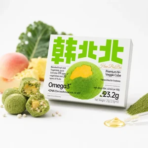 Freeze Dried Fruits and Vegetables Probiotics Veggie Cube Health Management Dietary Nutrition for Vegan Meal Replacement