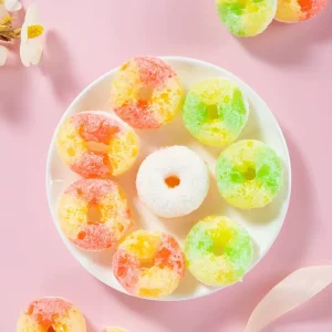 Freeze Dried Fruity Puffed Candy Sweet Sugar Treat with Freshness Lock In Packaged in Bag