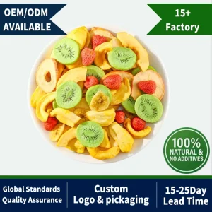 Freeze Dried Ingredients for Bakery Pure Natural FD Fruit for Baby Food BRC Audited Bulk Supplier Freeze Dried Mixed Fruits