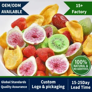 Freeze Dried Ingredients for Bakery Pure Natural FD Fruit for Baby Food Dried Fruit BRC Audited Bulk Supplier