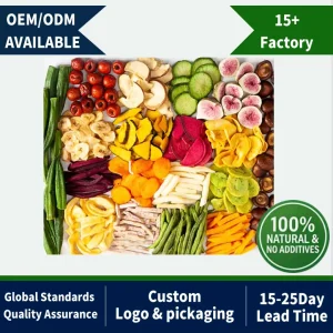 Freeze Dried Ingredients for Bakery Pure Natural FD Fruit for Baby Food Drying Water Preservation Bulk Packaged Dried Vegetables