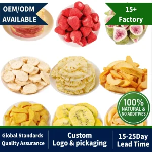 Freeze Dried Ingredients for Bakery Pure Natural FD Fruit for Baby Food Fruits Mix Dried Fruit