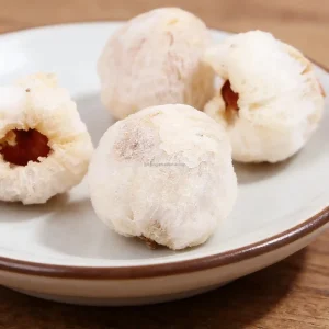 Freeze Dried Lychee Pieces Without Seeds Organic Crispy Litchi Fruit for Juice Bakery Snacks Powder 0 Sugar 0 Fat