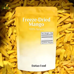 Freeze Dried Mango 30g Natural No Sugar Snack Freeze Drying Mango Slice Dried Fruits Snack OEM ODM Available