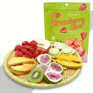 Freeze Dried Mixed Fruit Chips Slices No Sugar Healthy Hahal Snack Supplier Freeze Dried Strawberry Fruit Product