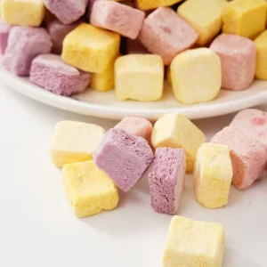 Freeze Dried Mixed Fruits Freeze Strawberry Mango Fruit Chips Freeze Dried Mixed Fruit Yogurt Cubes