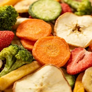 Freeze Dried Mixed Fruits & Vegetables Crunchy Natural & Nutritious Snacks for Vegans Smoothies & Meals