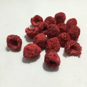 Freeze Dried Natural Raspberries Snack Fruit Baking Ingredients Whole Raspberries Crisps Sour & Sweet Without Sugar