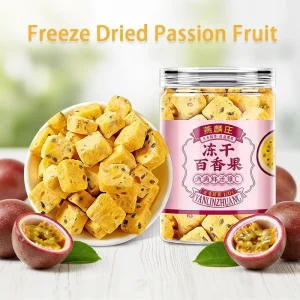 Freeze Dried Passion Fruit Cubes High Vitamin C Natural Healthy Snack for Tea Infusion Cocktail Garnish OEM Available