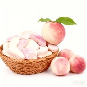 Freeze Dried Peach Slices High Quality No Sugar Added Freeze Dried Fruit Snacks Healthy Fruit Tea in Bulk Packaging