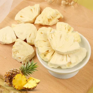 Freeze Dried Pineapple Slices Dried Fruit Bulk Pack No Additives Natural Sweet Vacuum & Tinned Snack