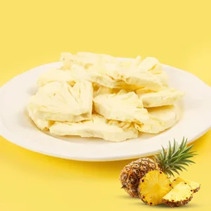 Freeze Dried Pineapple Slices Fruit Snack No Additives Natural Sweet Vacuum Pack