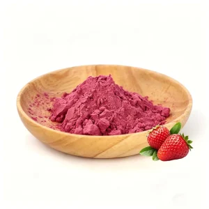 Freeze Dried Pink Strawberry Fruit Extract Powder 60 80Mesh Vitamin C Vacuum Packed Food Drink Grade Beverages Drum Packaging