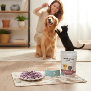 Freeze Dried Purple Sweet Potato Dried FD Dog and Cat Treats Non GMO High Protein Organic Affordable