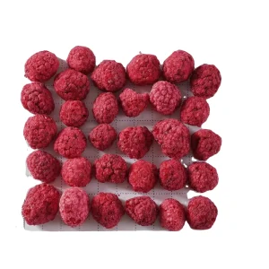Freeze Dried Raspberry Whole Berry Vibrant Color & Intense Flavor Rich in Antioxidants
