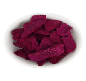 Freeze Dried Red Dragon Fruit Slices Bulk Natural Pink Pitaya Healthy Snacks No Added Sugar Crispy Fruit for Smoothies