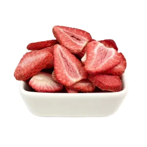 Freeze Dried Strawberries Sliced Dried Freezer Fruits With Natural Sweet Taste Preserved Fruit Bulk Package