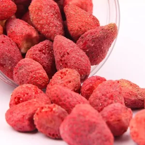 Freeze Dried Strawberry Preserved Freshness Flavor