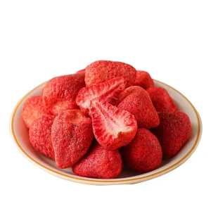 Freeze Dried Whole Strawberry Sweet Preserved Whole Fruit FD Process Tinned Packaging 1kg 18 Months Shelf Life